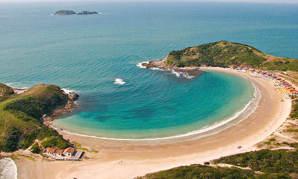 Kitesurf and Windsurf Section at Praia do Forte in Cabo Frio 